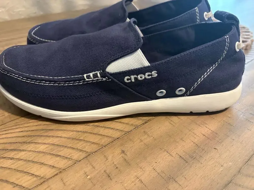 Crocs Walu Canvas Mens size 10 Slip-On Loafers (6)